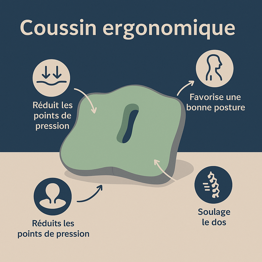 Coussin Chaise Ergonomique