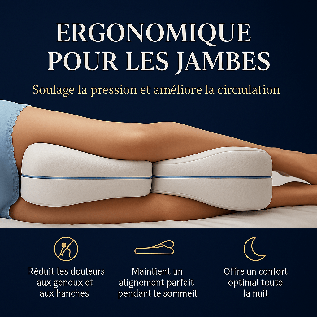 Coussin Alignement Jambes