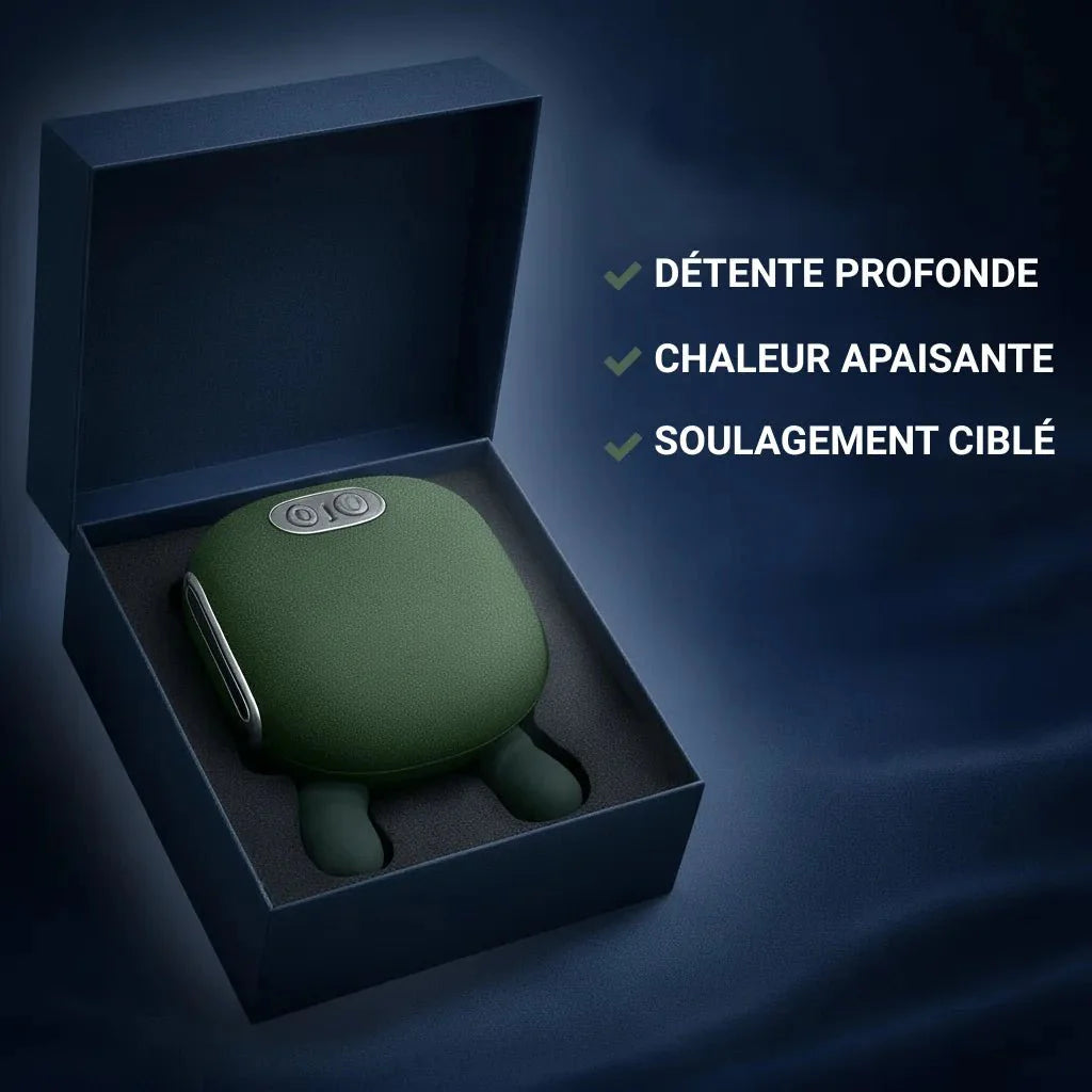 Masseur 4D Sans Fil vert émeraude Aurazenly - vue 5