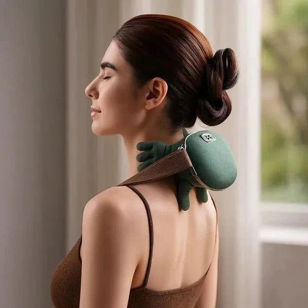 Masseur 4D Sans Fil vert émeraude Aurazenly - vue 4