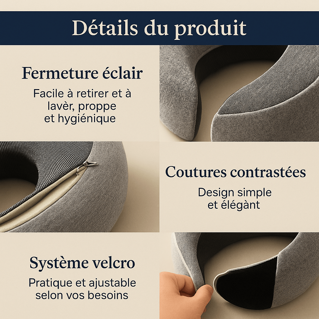 Oreiller Voyage Cervical Aurazenly - vue 4